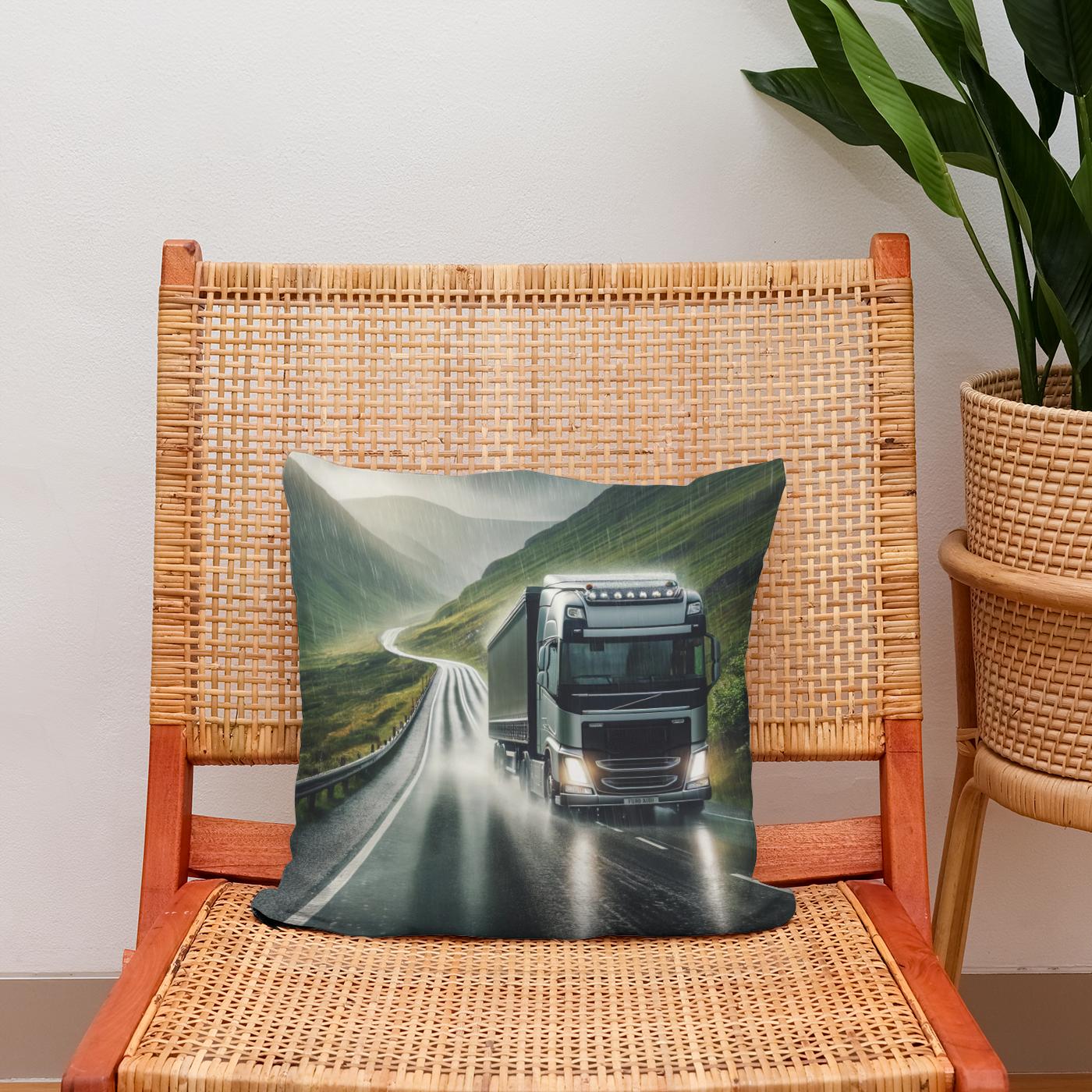 Highland Rain Drive Cotton Cushion