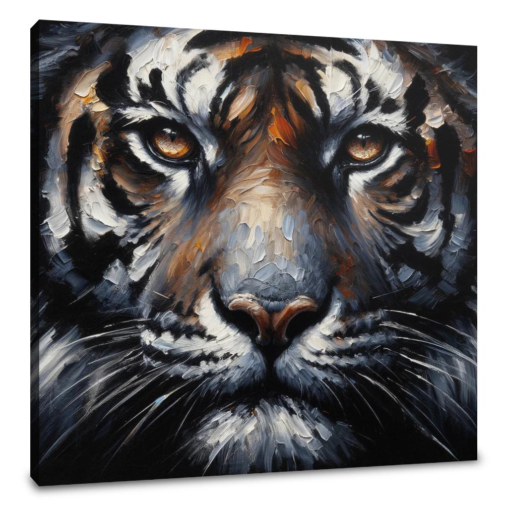 Intense Gaze Tiger Canvas