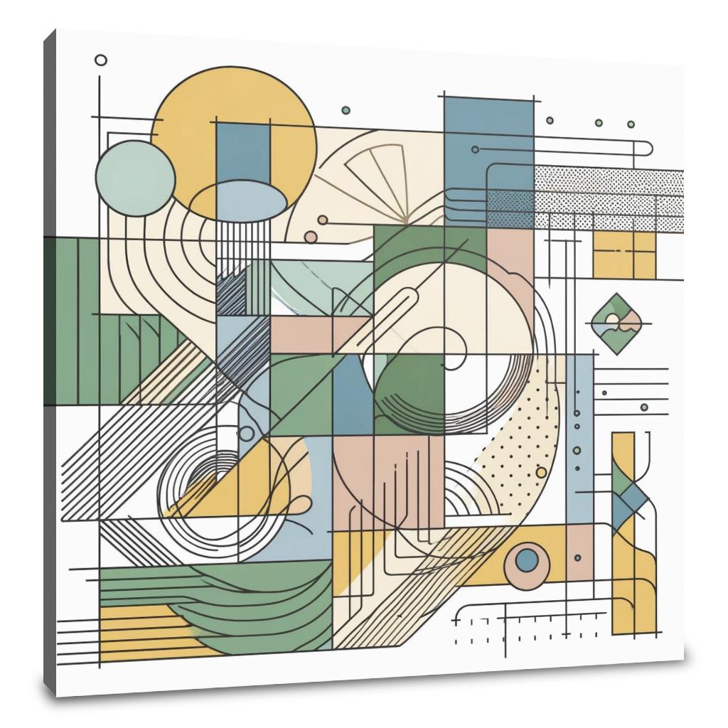 Harmonious Shapes Canvas