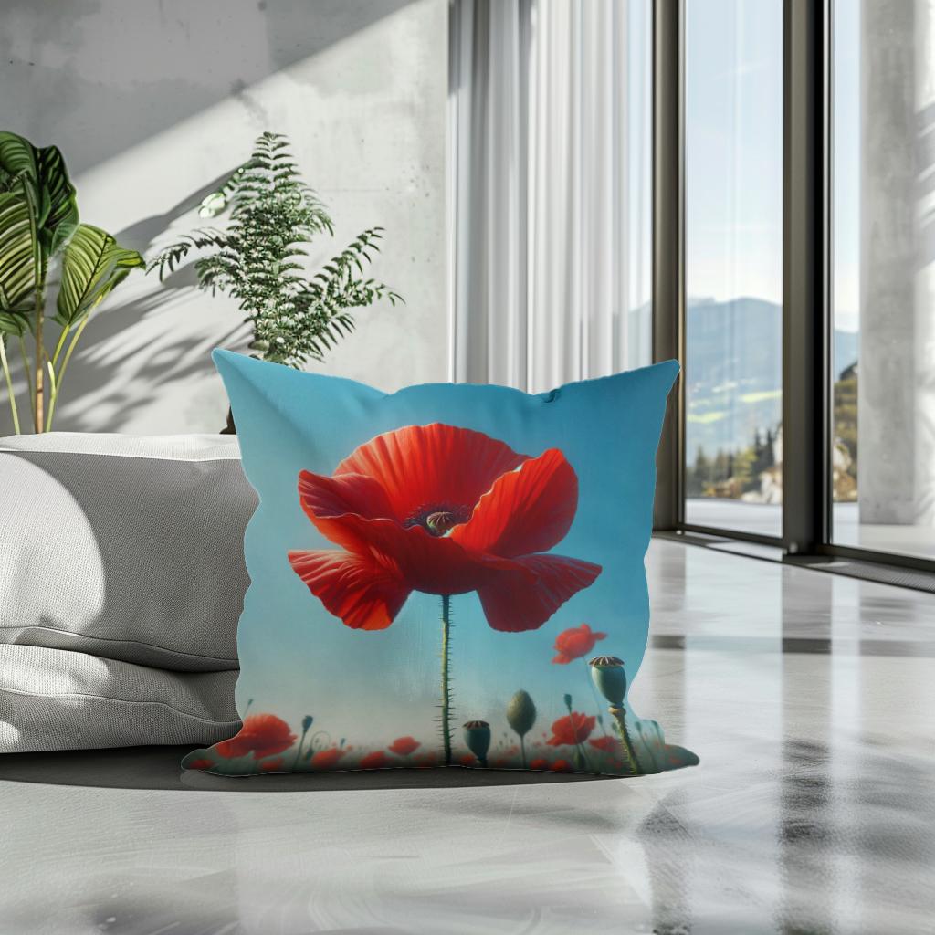 Elegance in Bloom Cotton Cushion