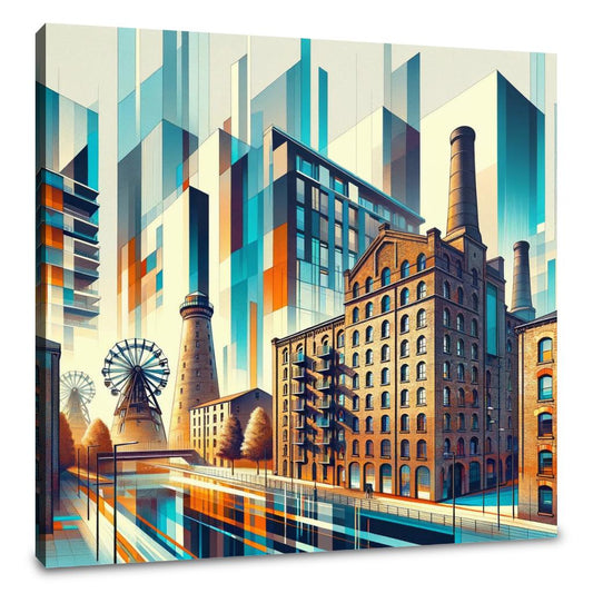 Manchester Ancoats Evolution Canvas