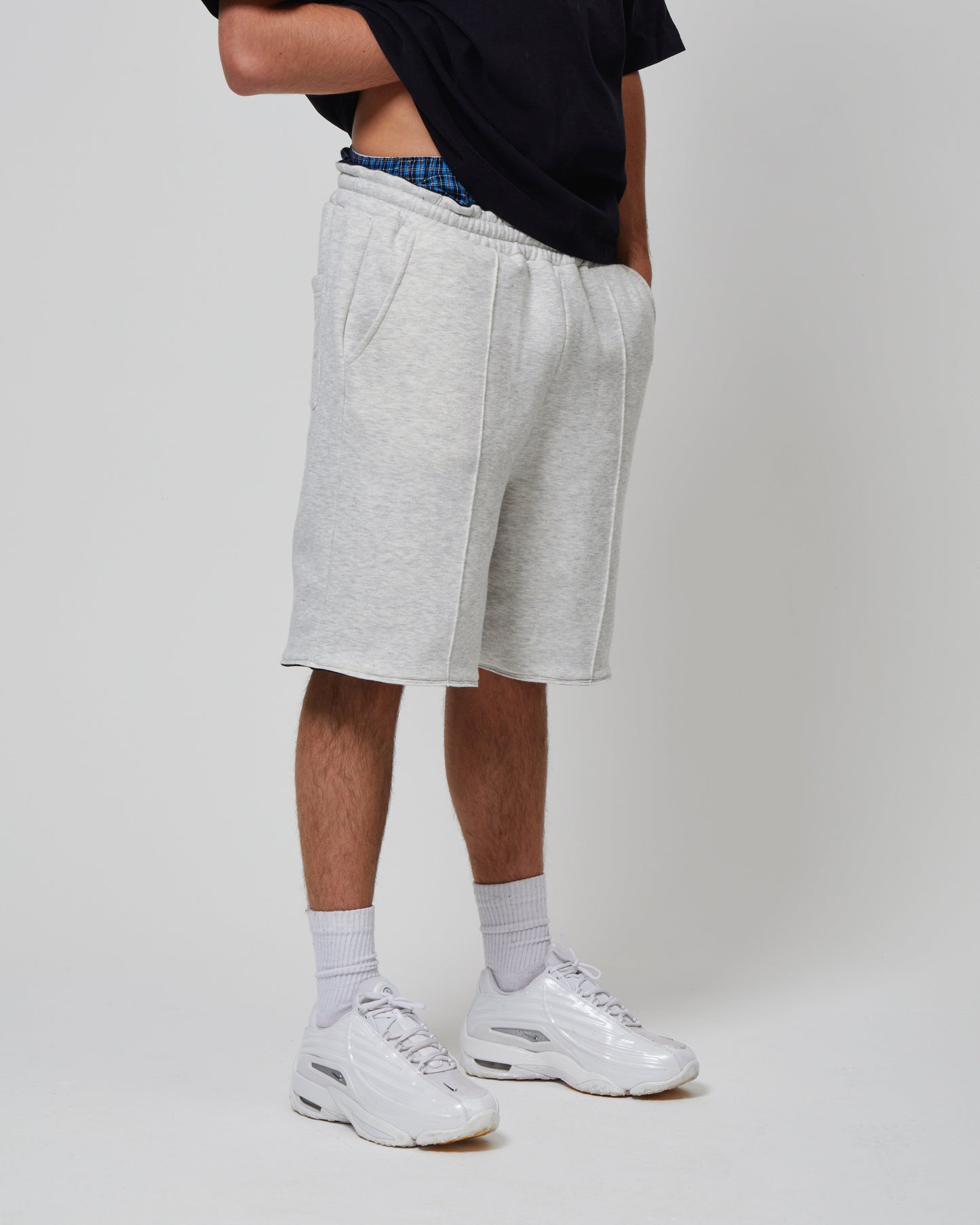 GREY/BLACK REVERSIBLE SHORTS