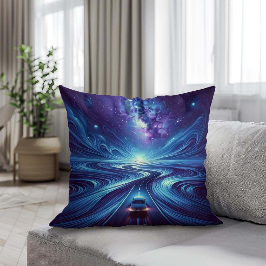 Nocturnal Voyage Cotton Cushion