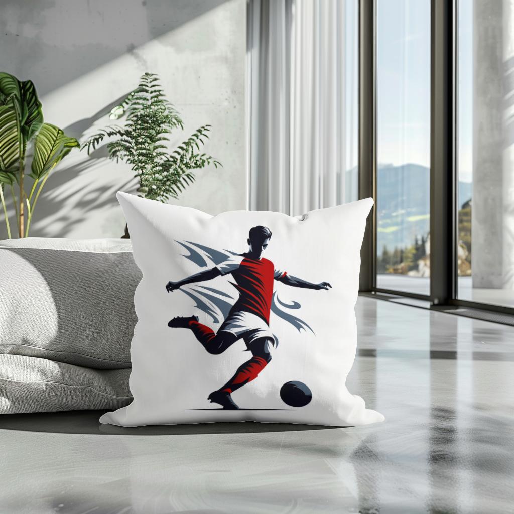 North London Red Cotton Cushion