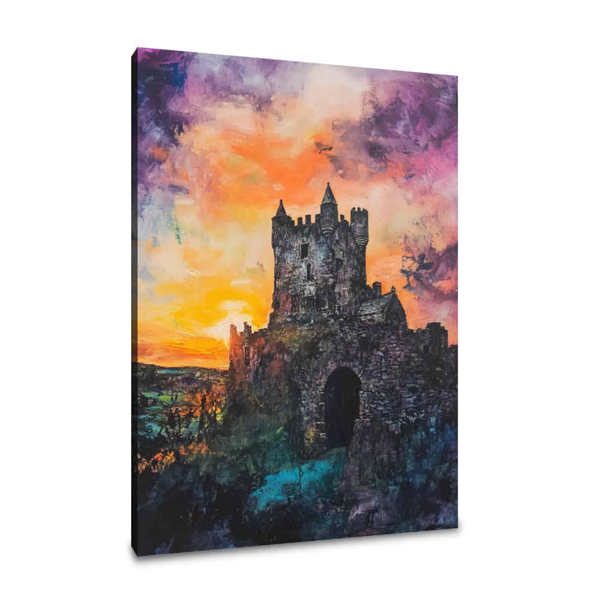 Blarney Castle Sunset Canvas