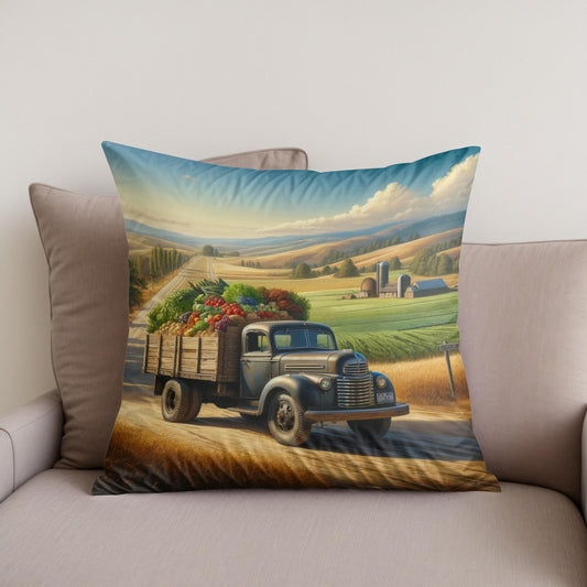 Harvest Road Journey Cotton Cushion