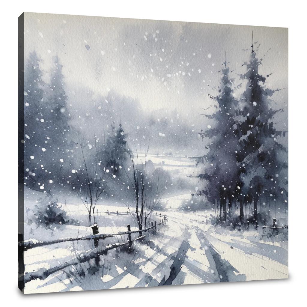 Whispering Winter Canvas