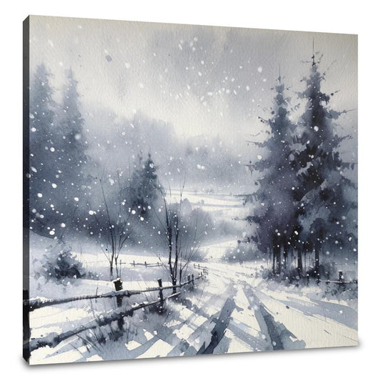 Whispering Winter Canvas