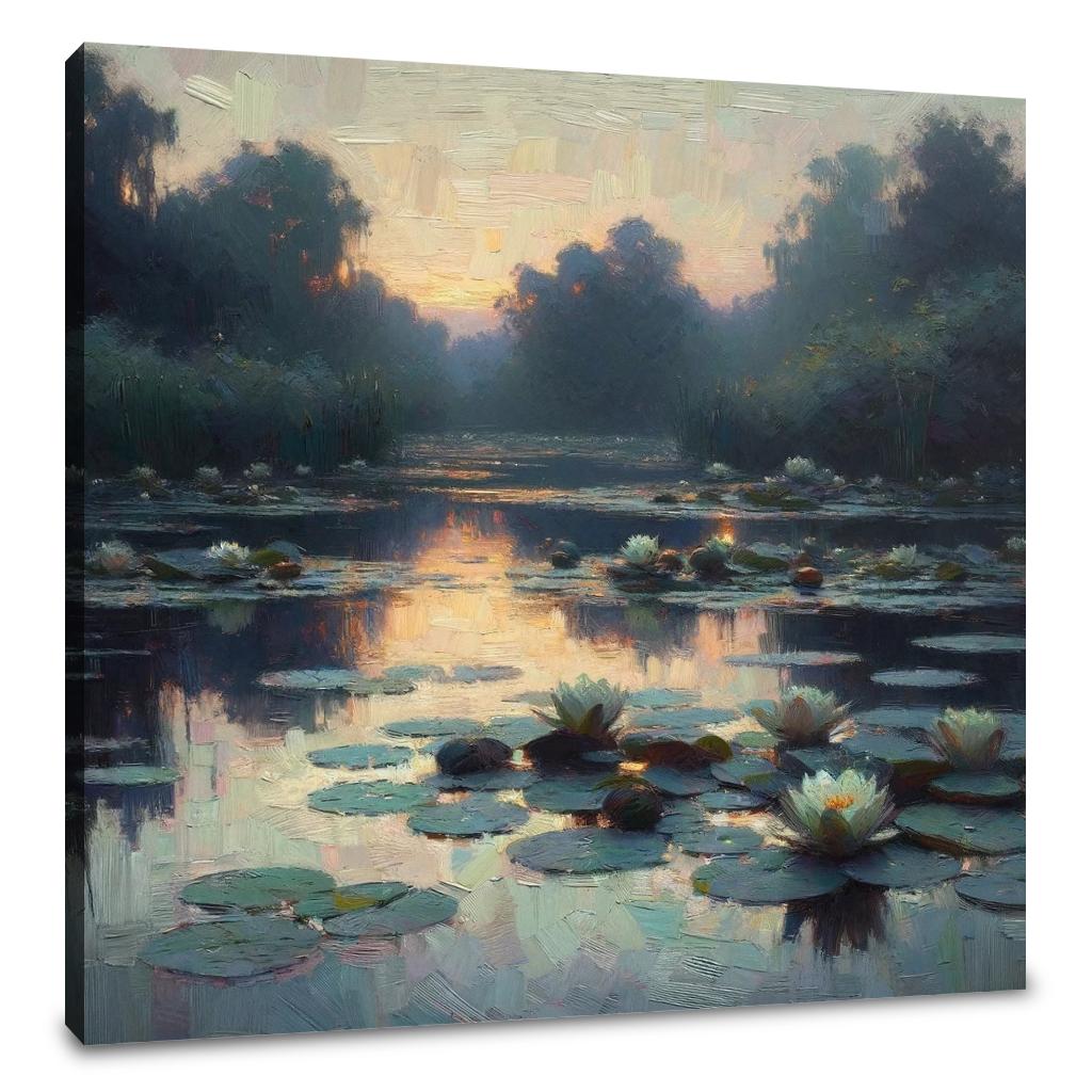 Evening Lilies Canvas