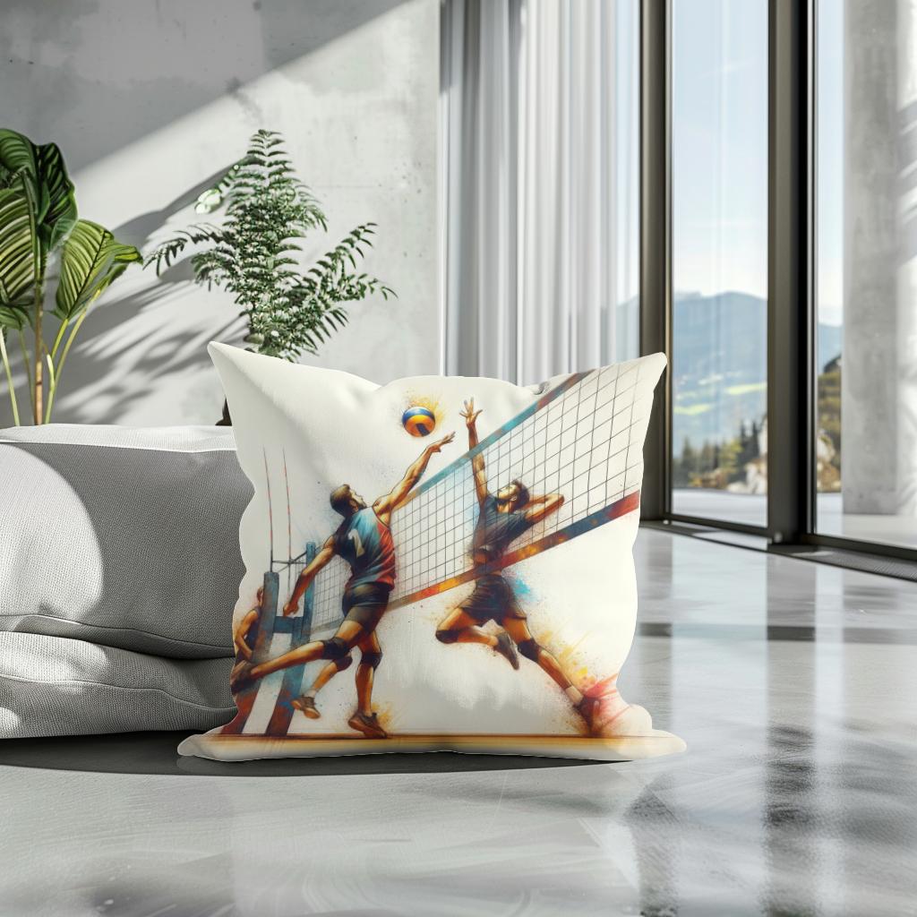 Net Clash Cotton Cushion