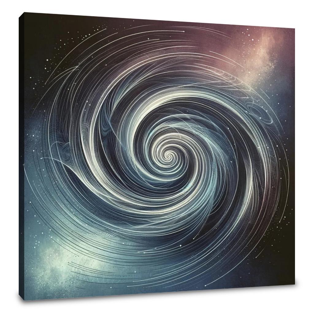 Celestial Spiral Canvas