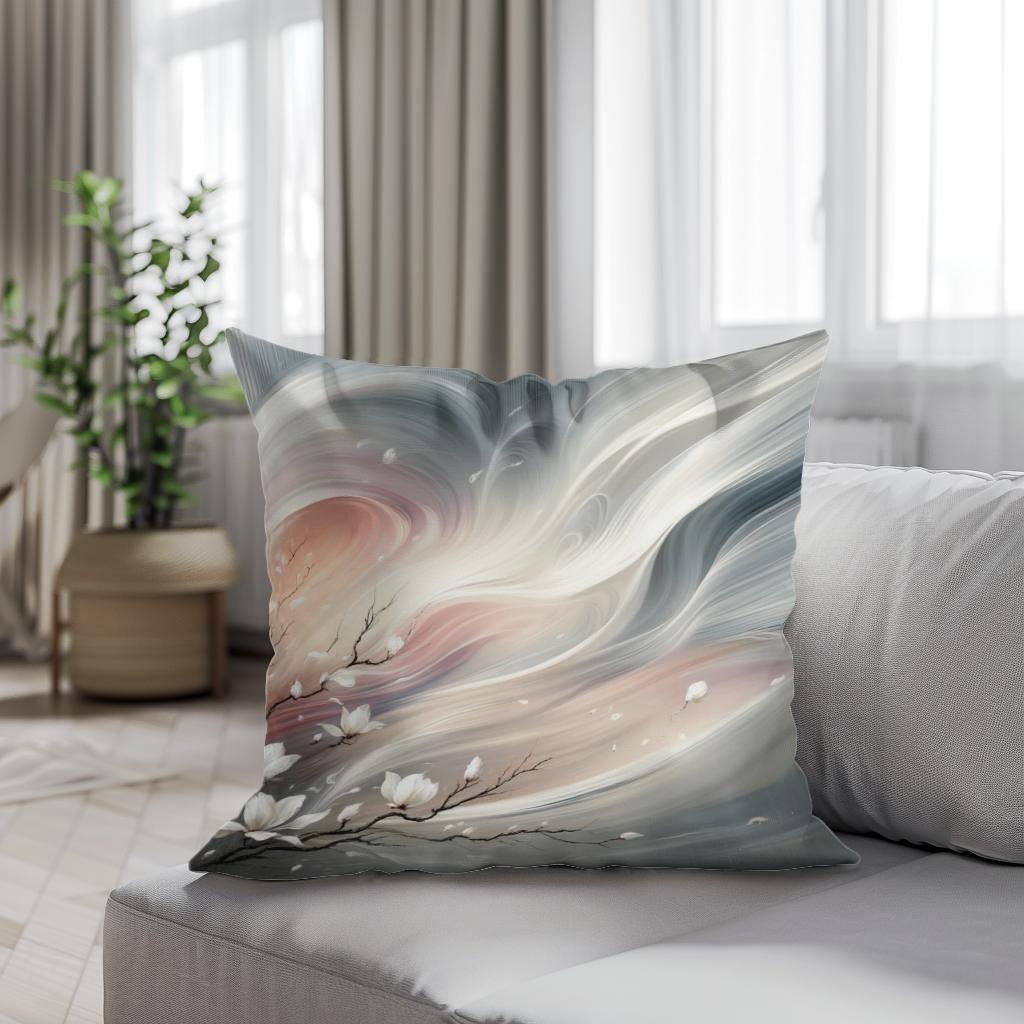 Whispers of the Wind Cotton Cushion