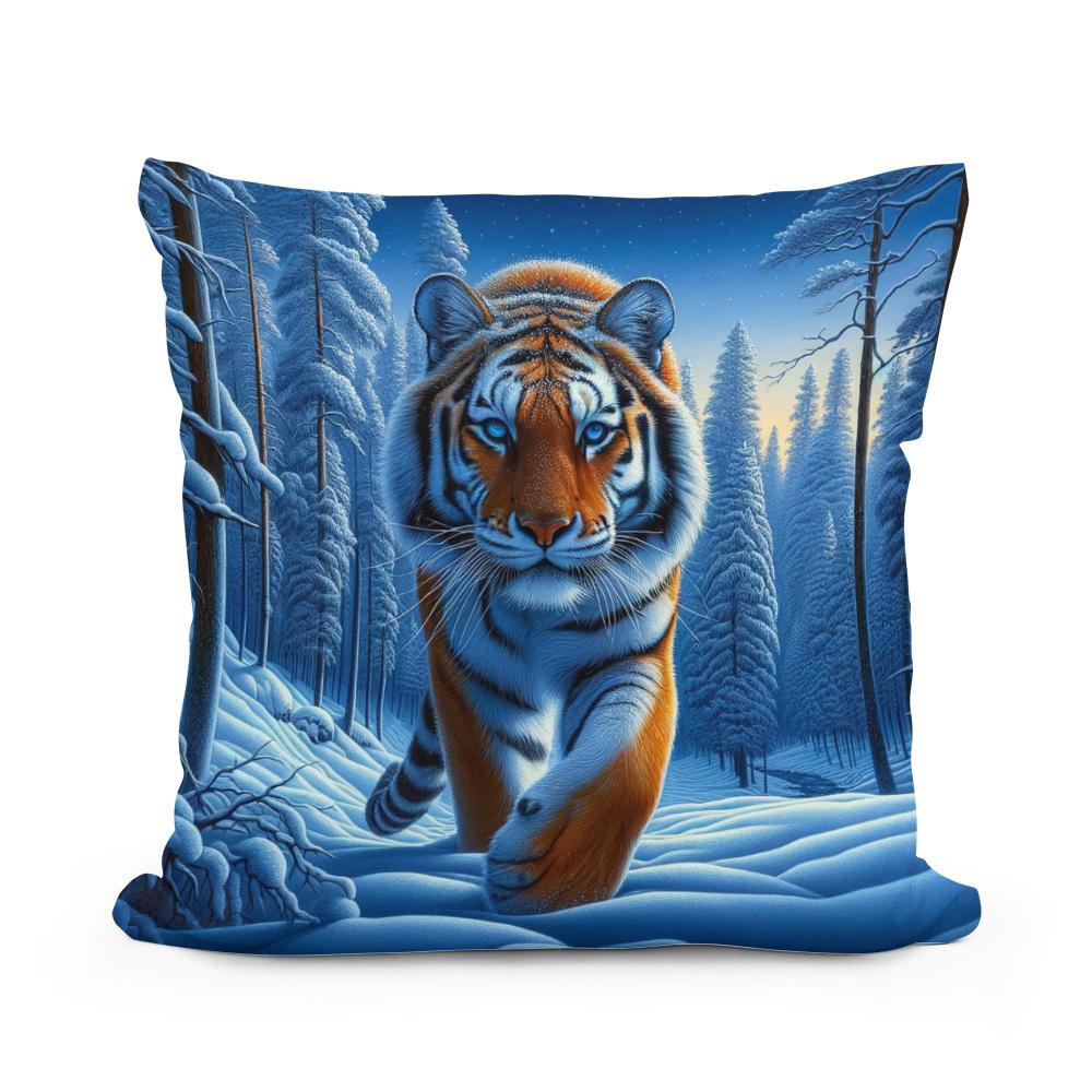 Siberian Solitude Cotton Cushion