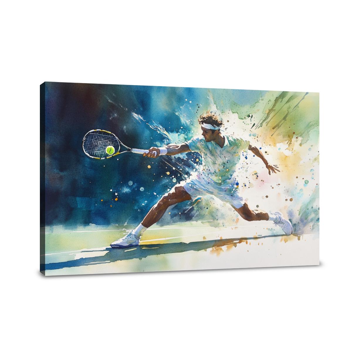 Tennis Serve Momentum Canvas