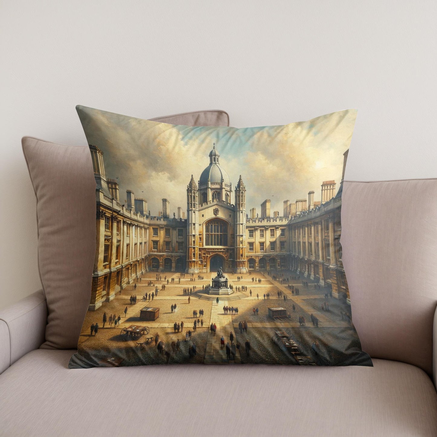 Cambridge Trinity Court Cotton Cushion