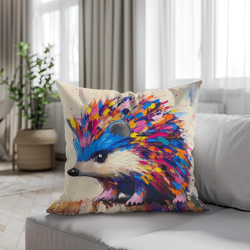 Hedgehog Symphony Cotton Cushion