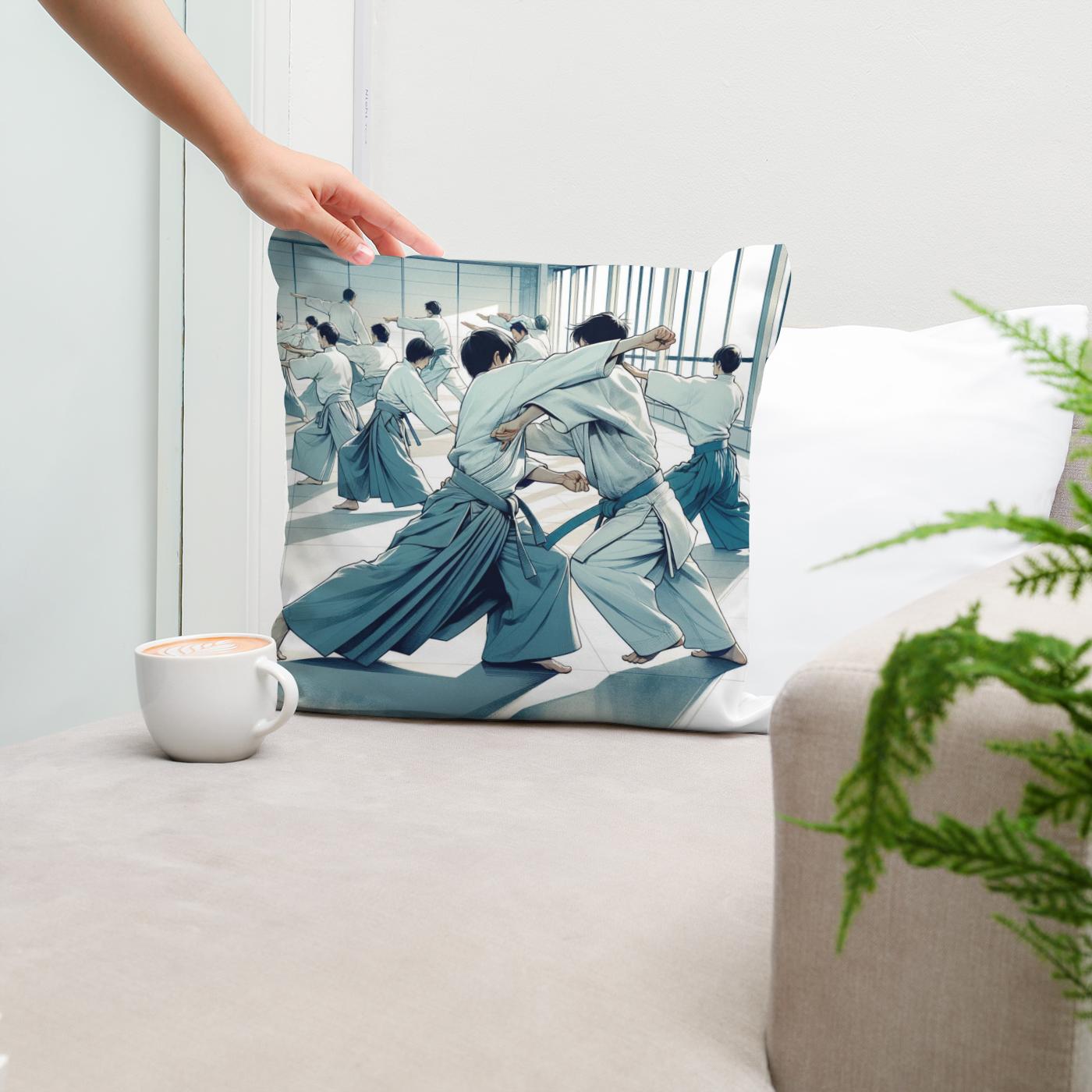 Aikido Harmony Cotton Cushion