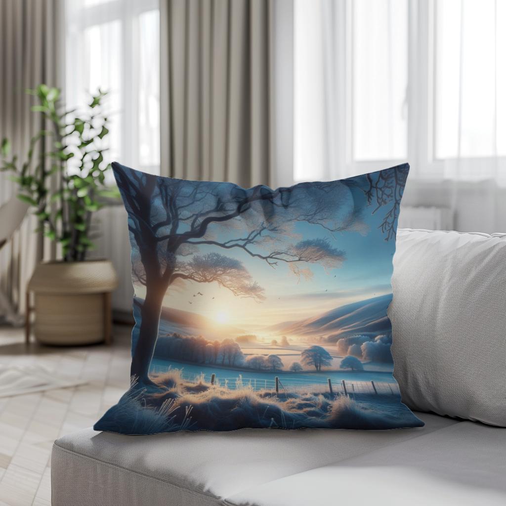 Dundee Dawn Frost Cotton Cushion