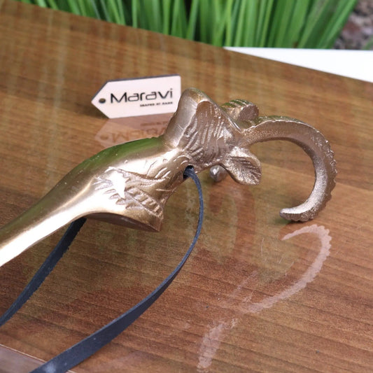 Kaisa Ram's Head Antique Style Shoe Horn Antique Gold