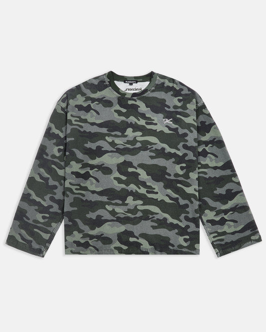 CAMO WAFFLE LONGSLEEVE