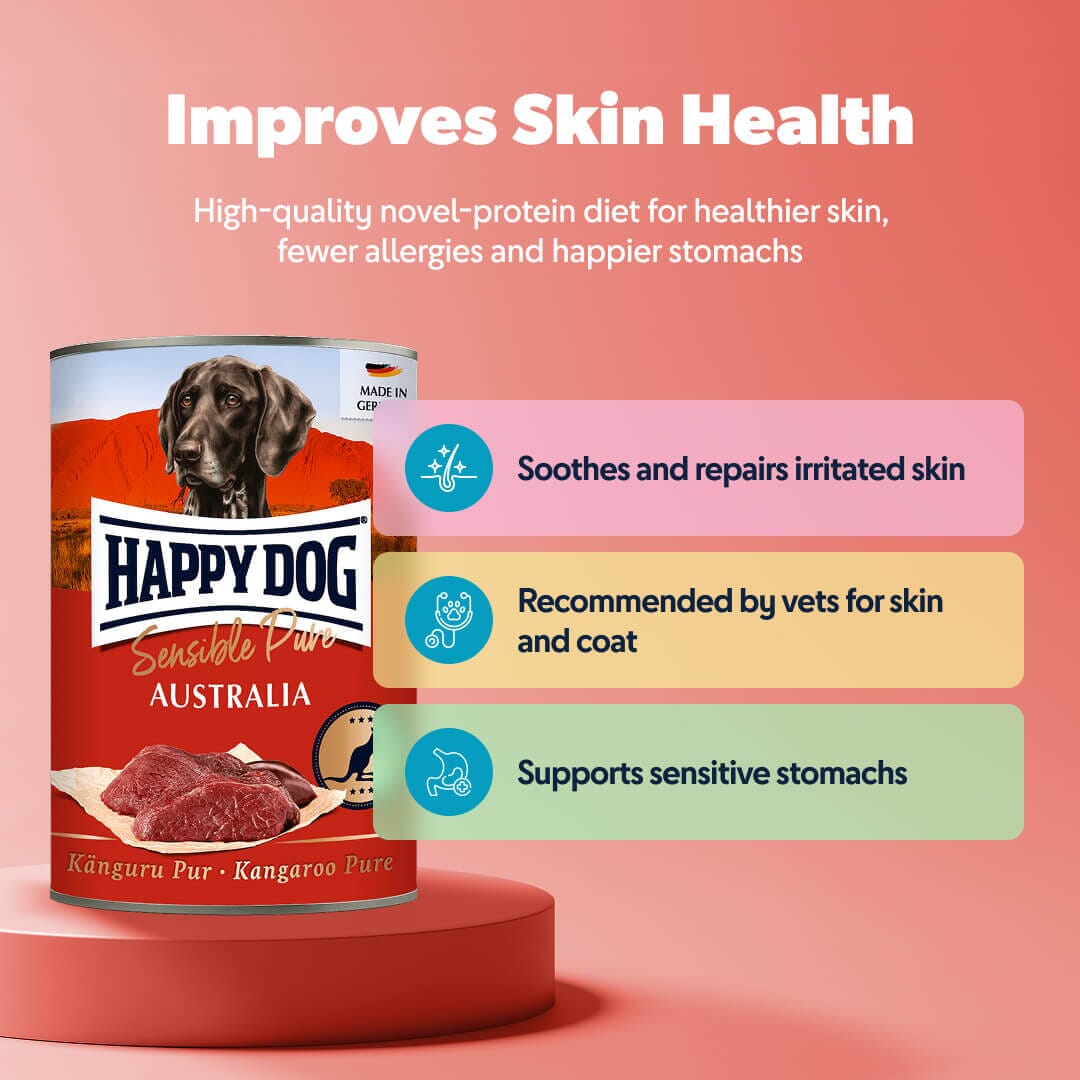 Happy Dog Pure Kangaroo Wet Dog Food (Australia)