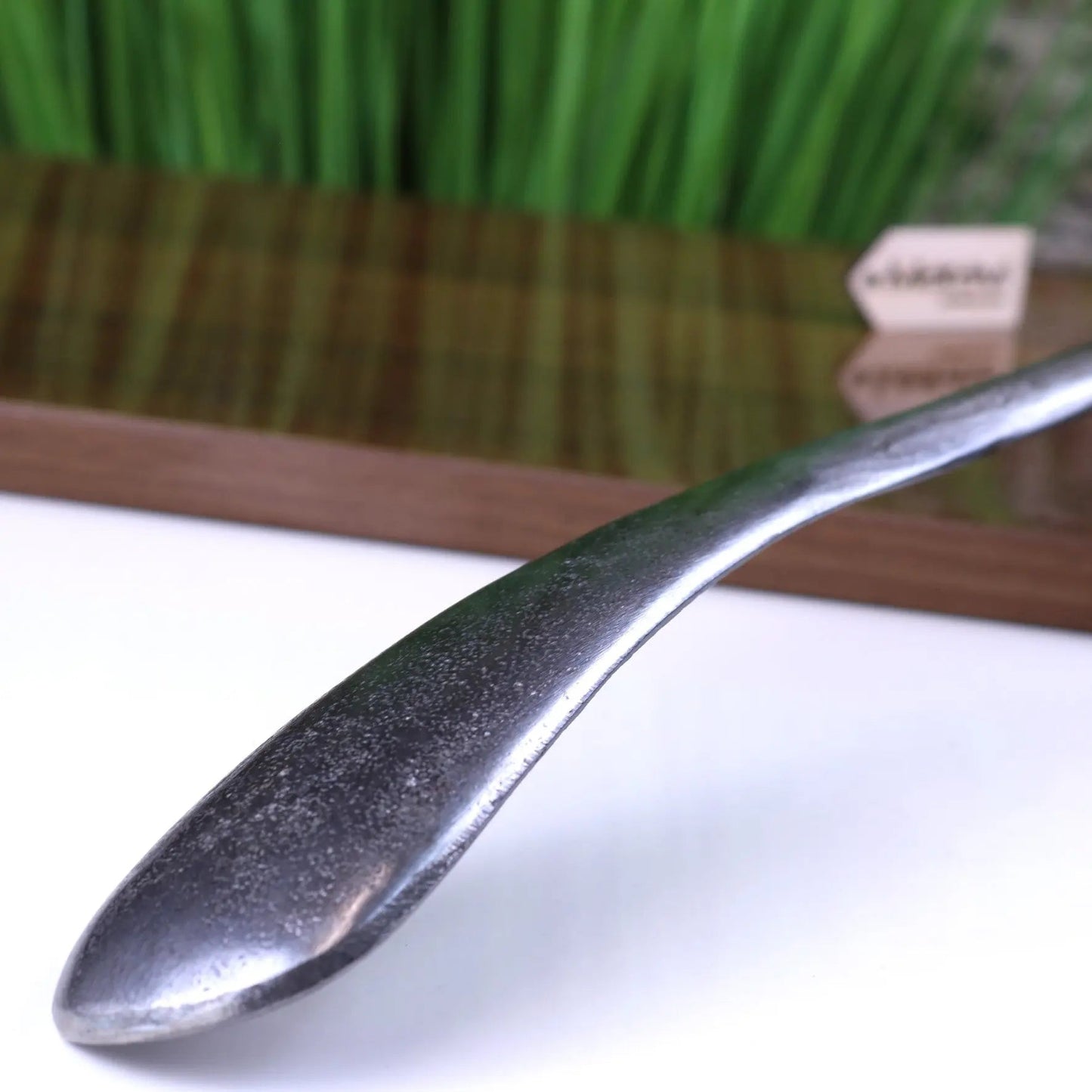 Kasha Ram's Head Antique Style Shoe Horn Gunmetal