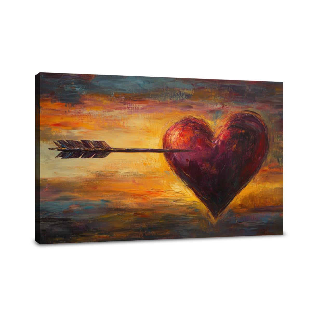 Heart and Arrow Canvas