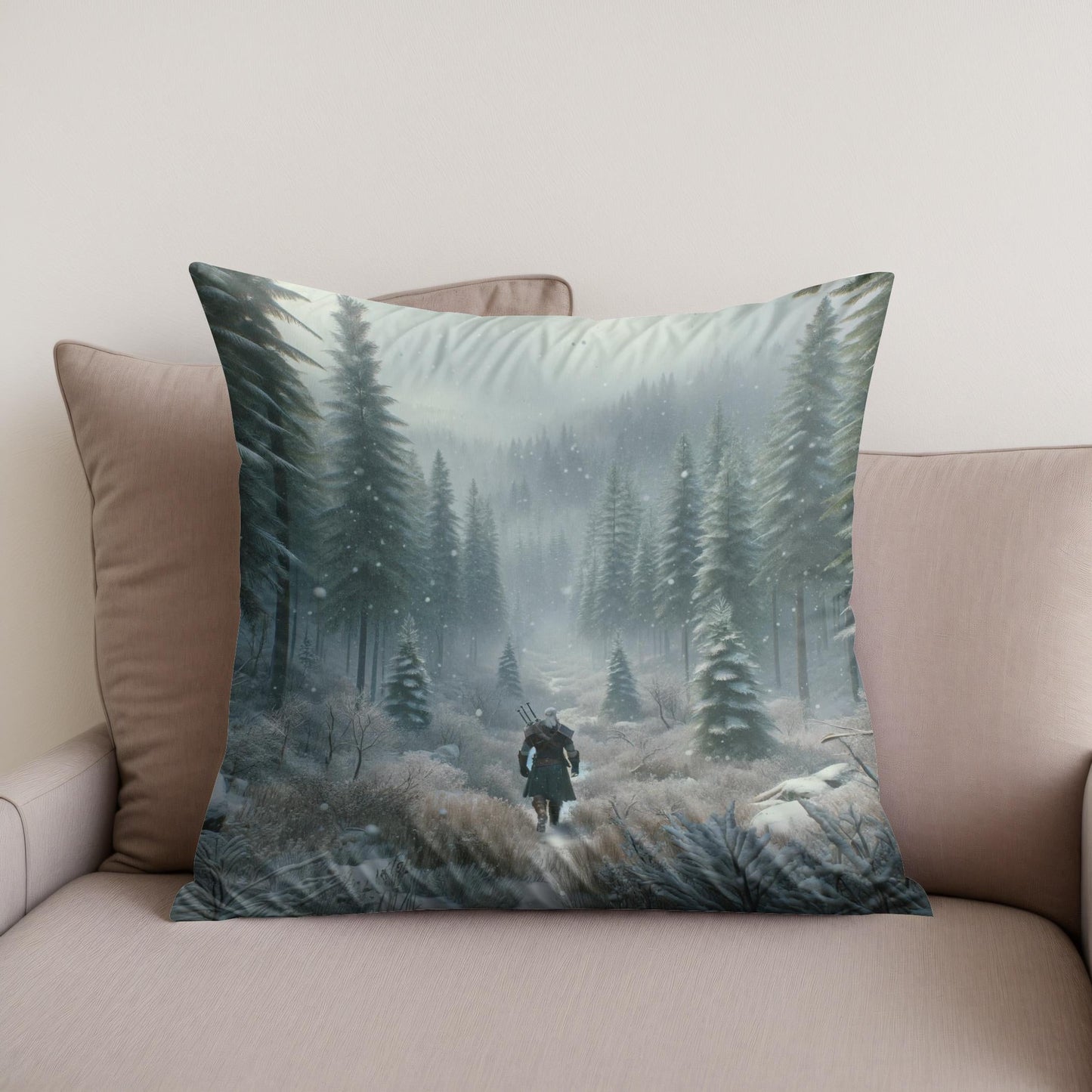 Mystical Meadow Cotton Cushion