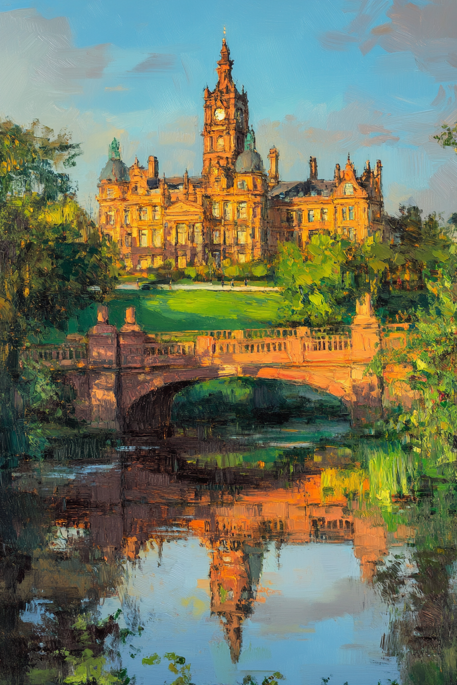 Kelvingrove Golden Hour Canvas