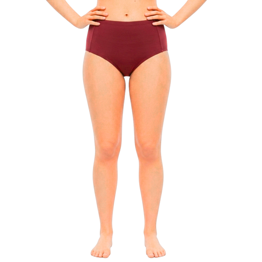 Kes-Vir™ Women’s Period Swimwear Briefs – Leakproof Swim Pants Kenya Red
