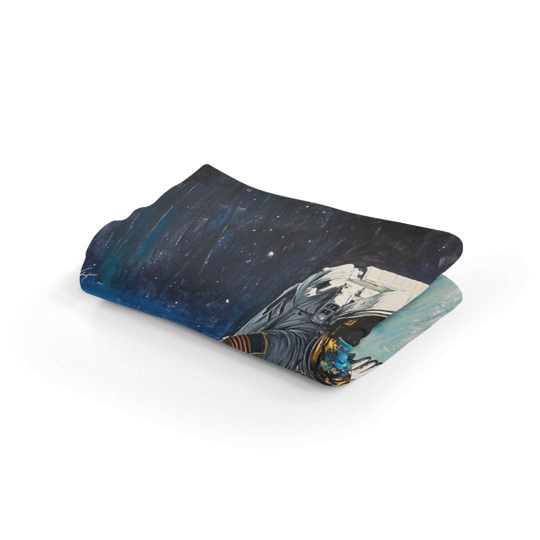 Astronaut's Earthly Reverie Blanket