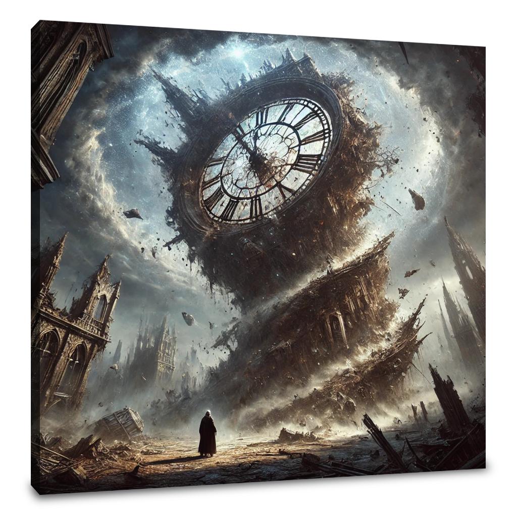 Fractured Time Canvas