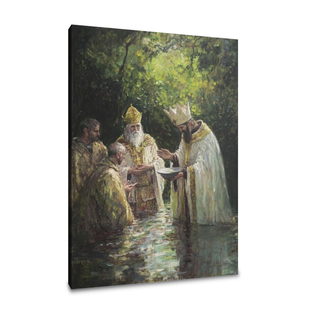 St. Patrick's Baptism Canvas