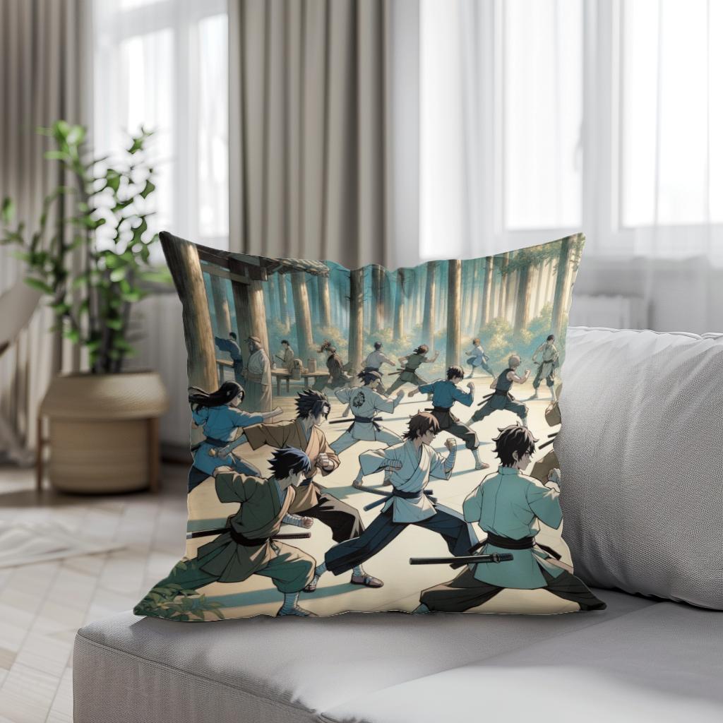 Forest Dojo Chronicles Cotton Cushion