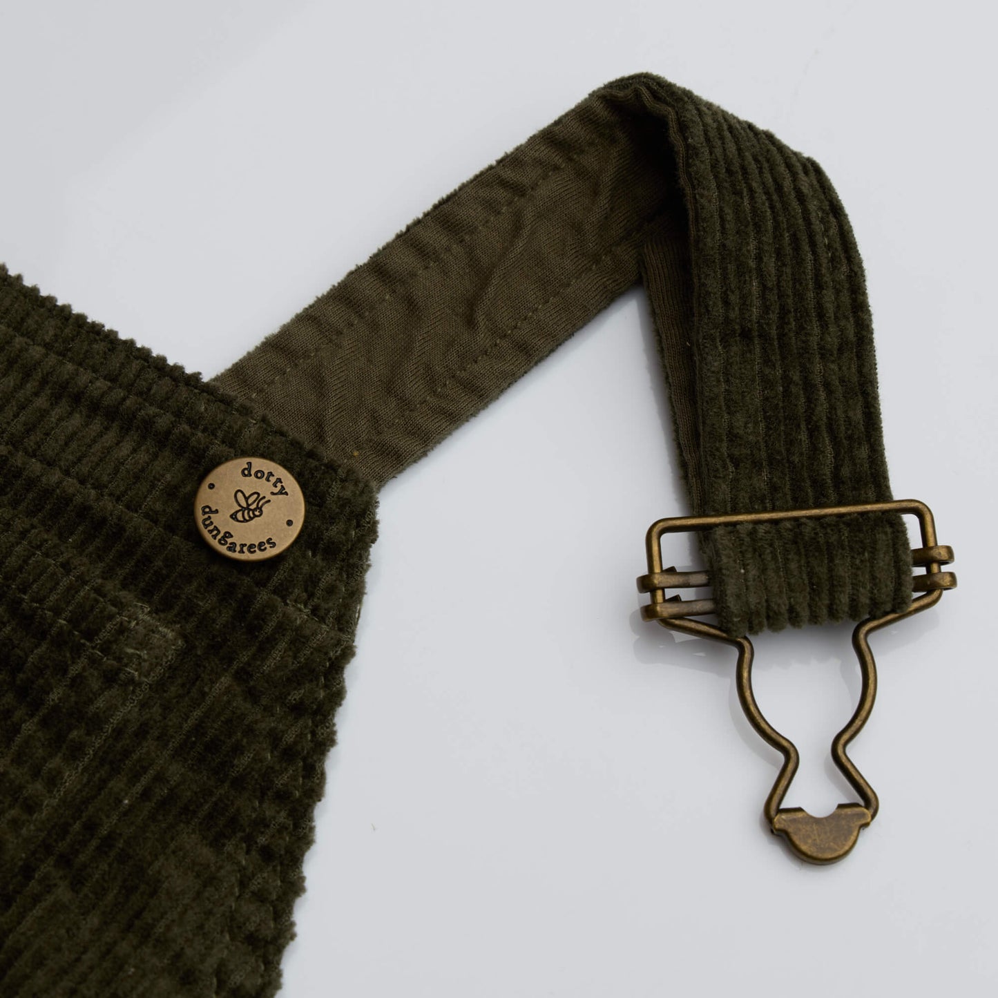 Khaki Chunky Cord Dress