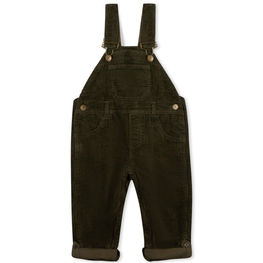Khaki Chunky Cord Dungarees