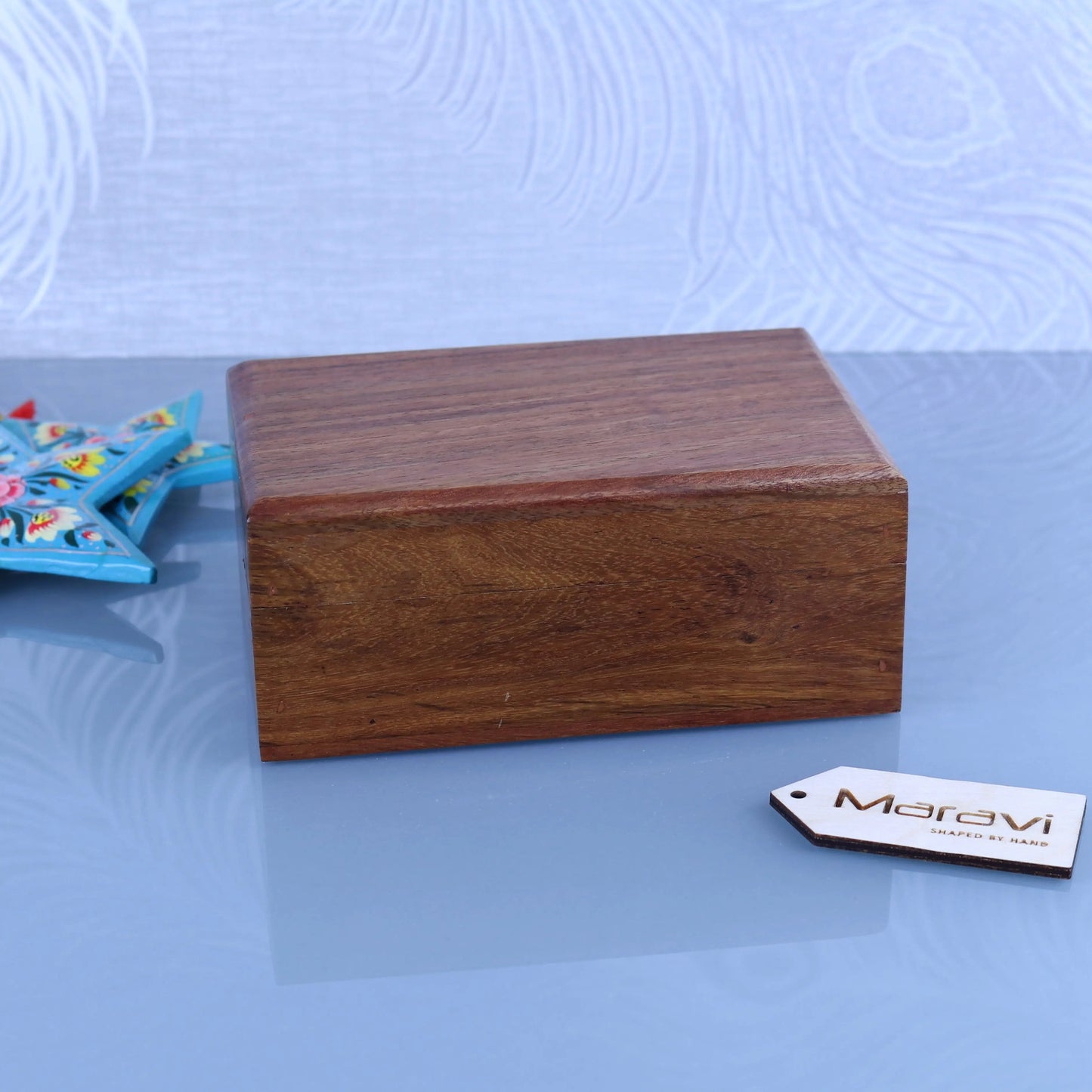 Khalka Plain Wooden Storage Boxes