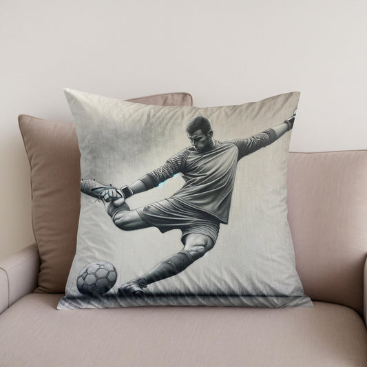 Kick-Off Sketch Cotton Cushion