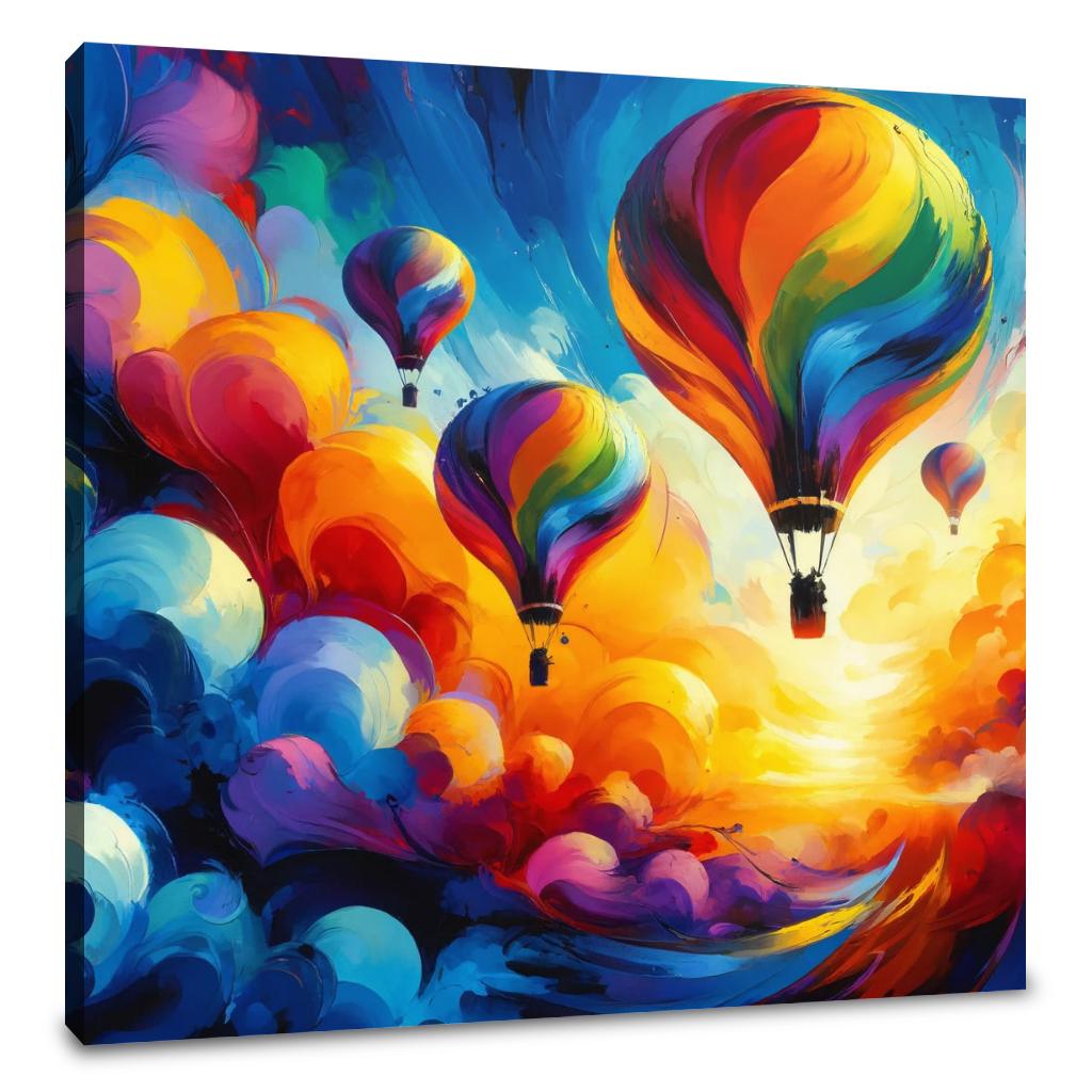 Abstract Horizons Canvas