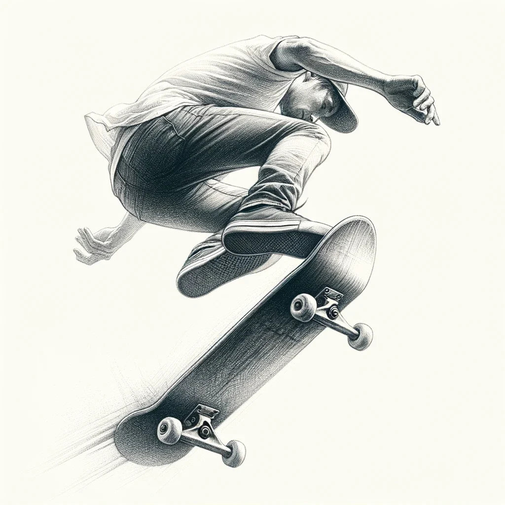Kickflip Mastery Cotton Cushion
