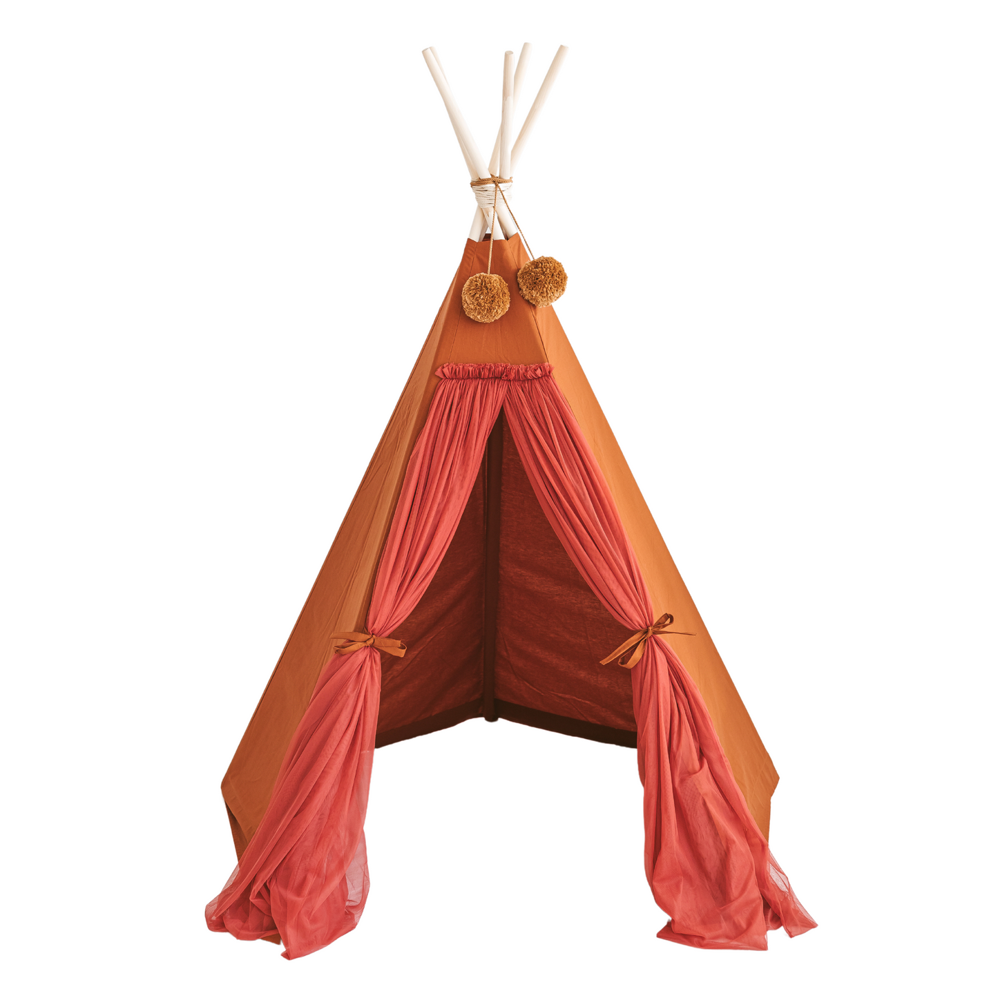 MINICAMP Fairy Kids Play Tent with Tulle in Cognac