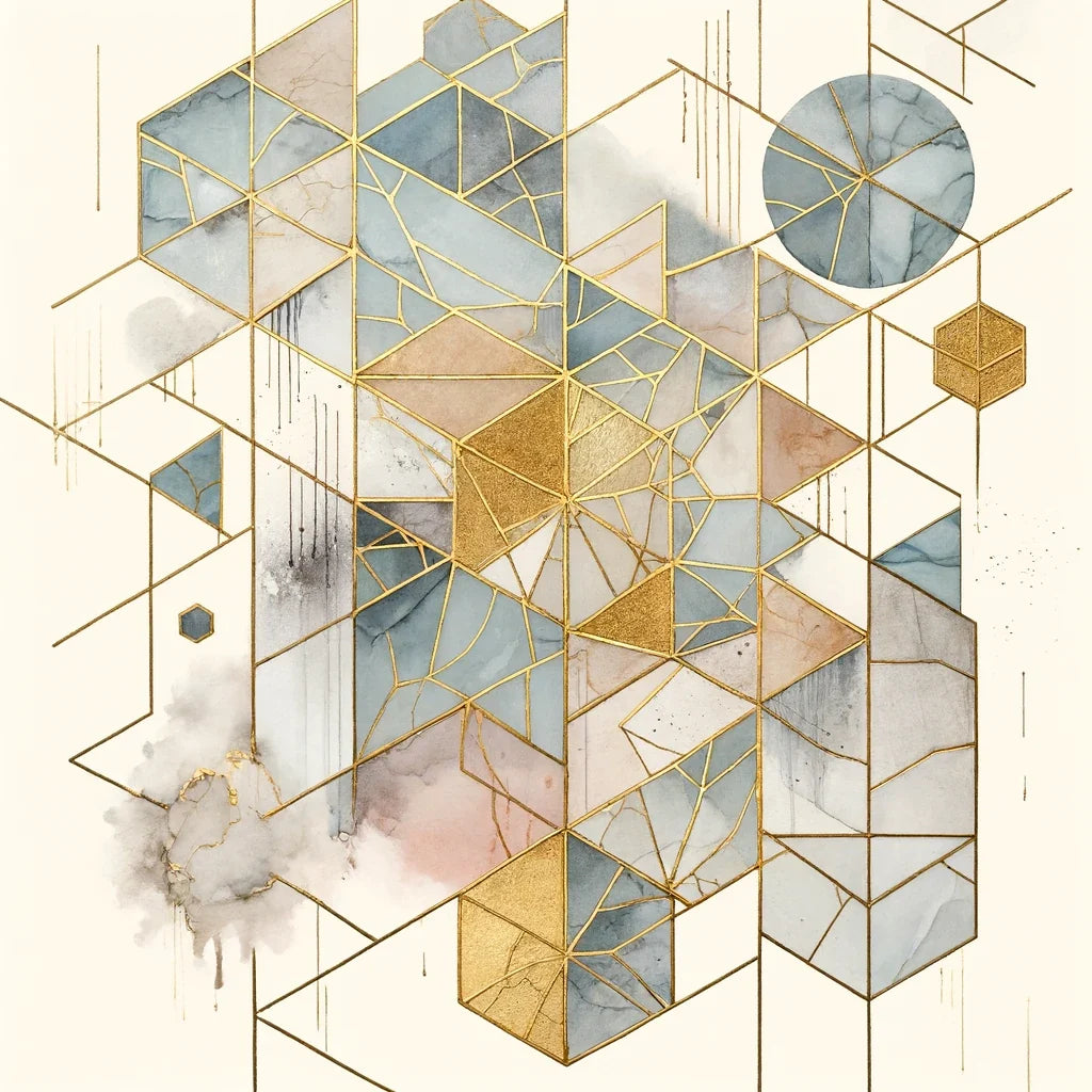 Kintsugi Harmony Canvas