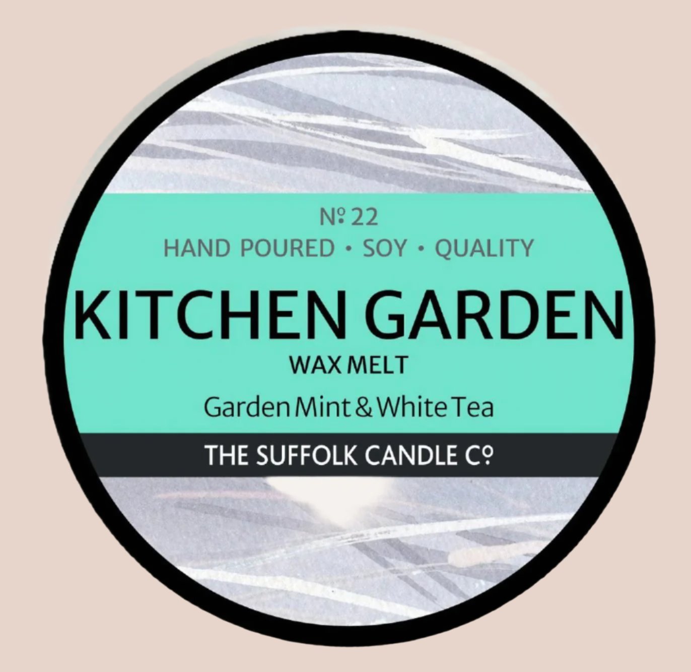 KITCHEN GARDEN - Garden Mint and White Tea - handmade wax melt - 50g