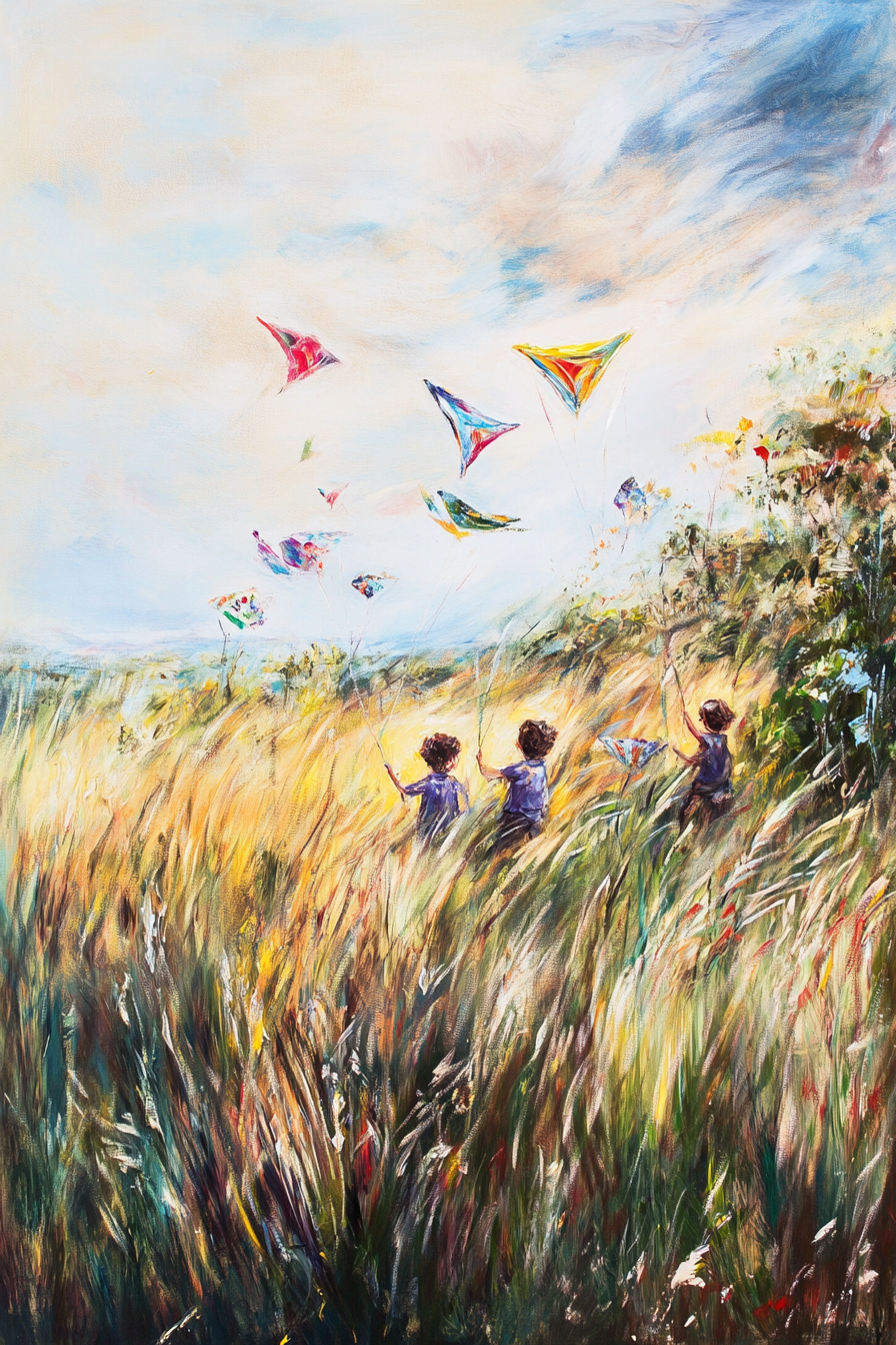 Kite Adventures on Canvas