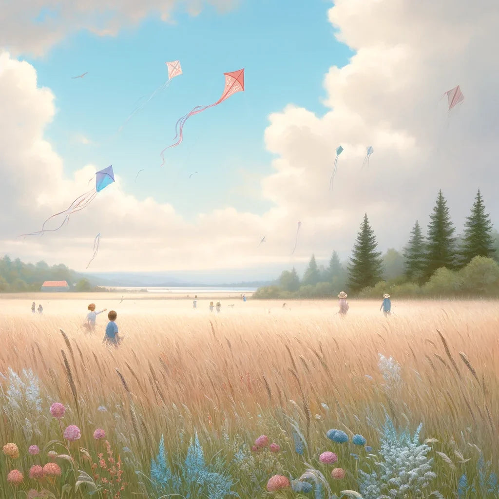 Kite Flyers Canvas