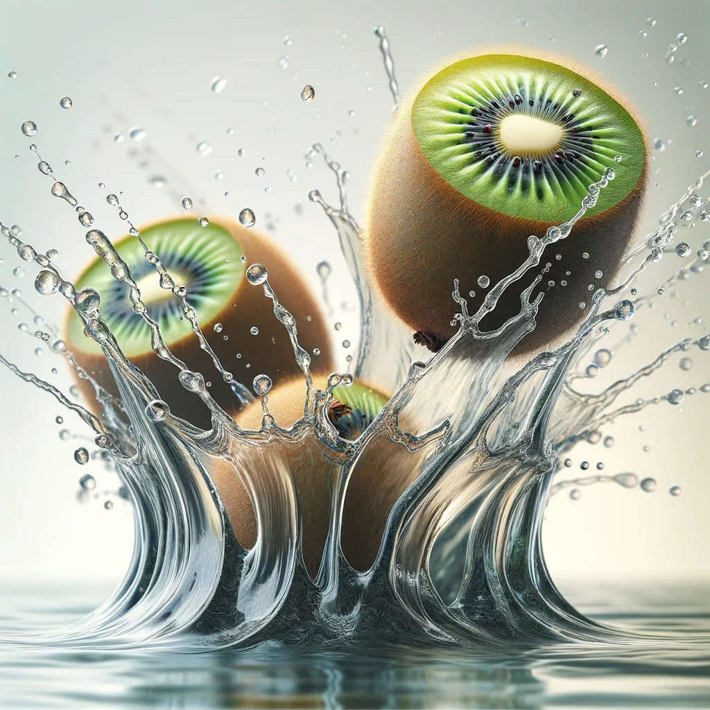 Kiwi Splash Elegance Cotton Cushion