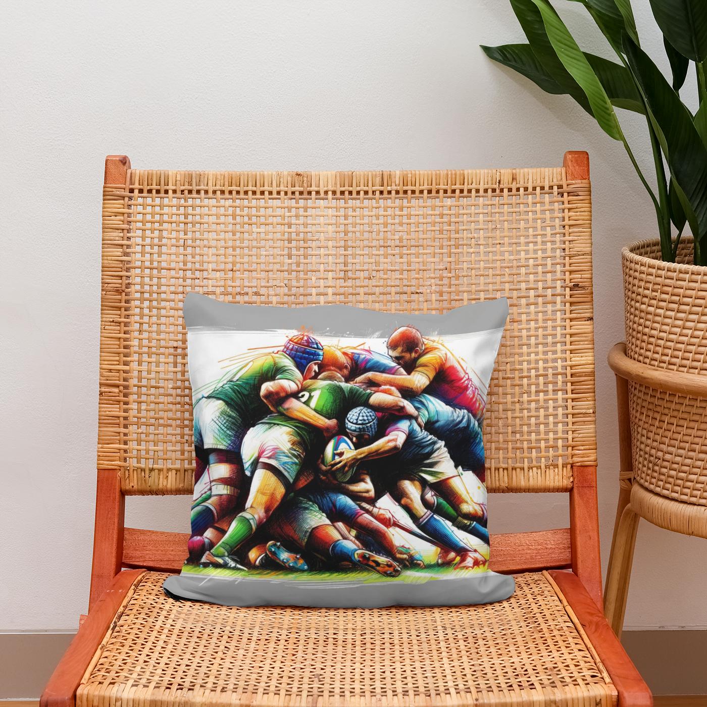 Scrum Sketch Cotton Cushion