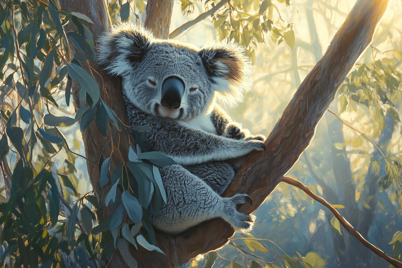 Koala Dawn Canvas