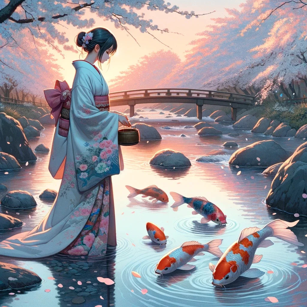 Koi Whisperer Canvas