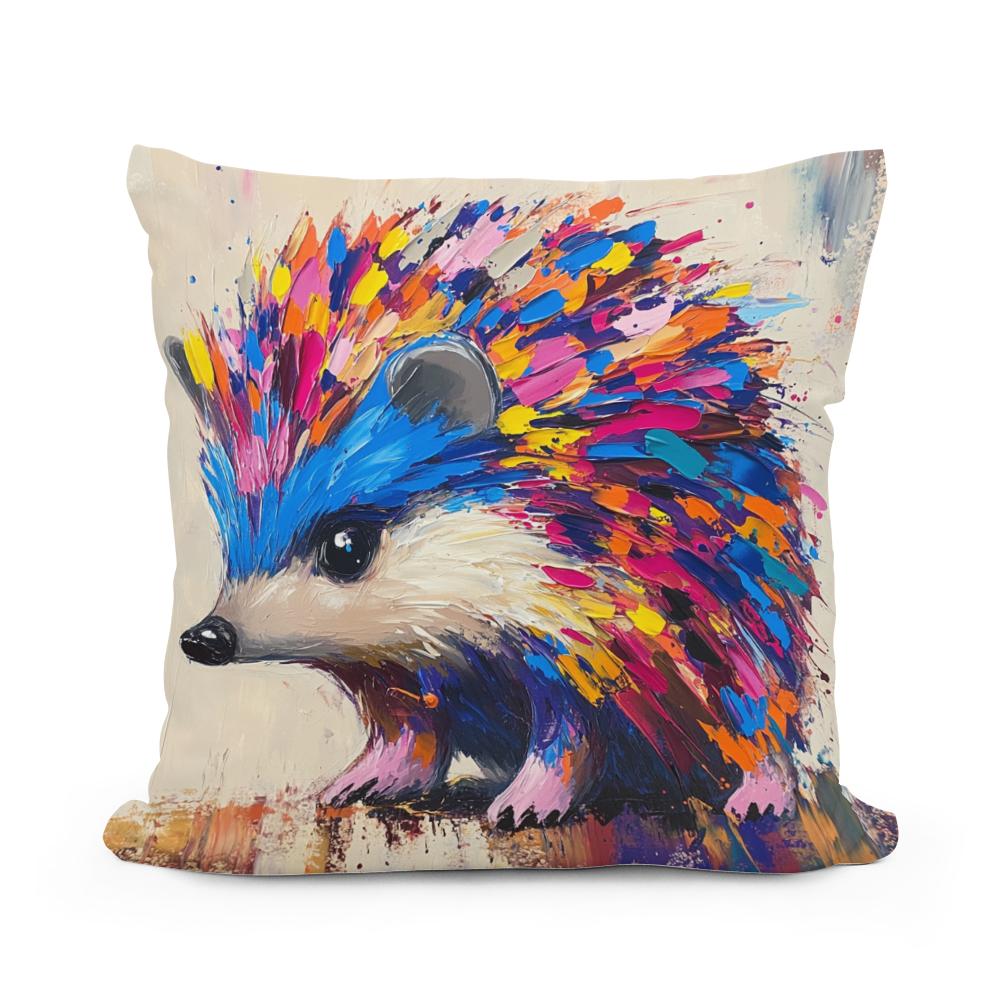 Hedgehog Symphony Cotton Cushion